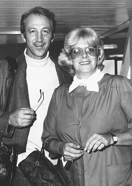Rosemary Clooney Actress With Her Boyfriend Dante Di Paolo At Heathrow