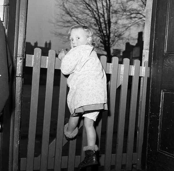 Rosemary Street Nursery School, Bristol. Pictured, a girl from the nursery school who has