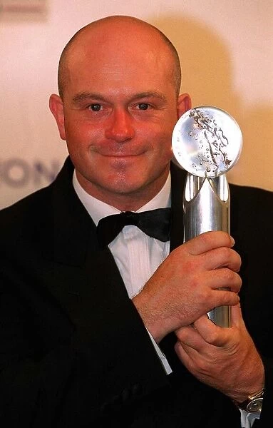 Ross Kemp actor at the British Soap Awards May 1999, pictured holding award