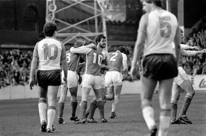 Framed Print : Rotherham 2 v. Luton 2. April 1982 MF06-38-012 Local Caption Division 2 Football Framed Print : Rotherham 2 v. Luton 2. April 1982 MF06-38-012 Local Caption Division 2 Football