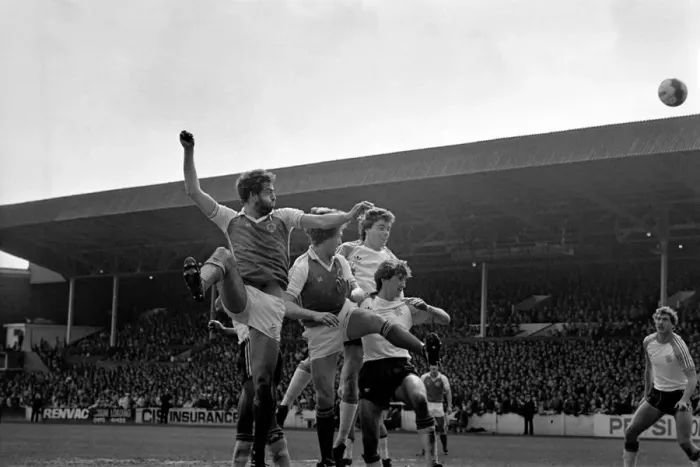 Framed Print : Rotherham 2 v. Luton 2. April 1982 MF06-38-016 Local Caption Division 2 Football