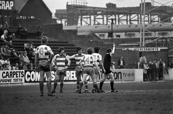 Rotherham United 1 v. Queens Park Rangers 0. March 1982 MF06-20-048 Local Caption