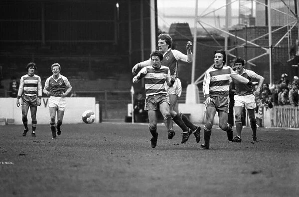 Rotherham United 1 v. Queens Park Rangers 0. March 1982 MF06-20-038 Local Caption