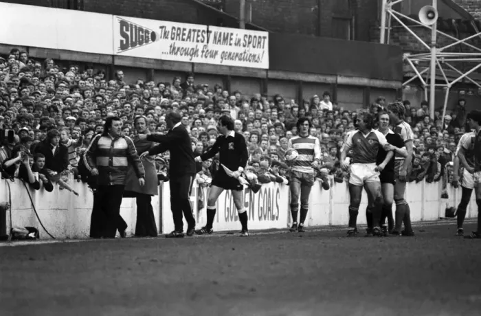 Framed Print : Rotherham United 1 v. Queens Park Rangers 0. March 1982 MF06-20-031 Local Caption Framed Print : Rotherham United 1 v. Queens Park Rangers 0. March 1982 MF06-20-031 Local Caption