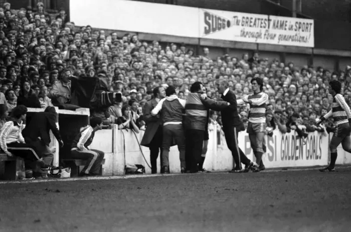Framed Print : Rotherham United 1 v. Queens Park Rangers 0. March 1982 MF06-20-035 Local Caption Framed Print : Rotherham United 1 v. Queens Park Rangers 0. March 1982 MF06-20-035 Local Caption
