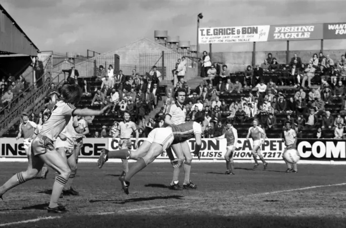 Framed Print : Rotherham United 2 v. Grimsby 2. April 1982 MF06-26-003 Local Caption Division 1 Framed Print : Rotherham United 2 v. Grimsby 2. April 1982 MF06-26-003 Local Caption Division 1