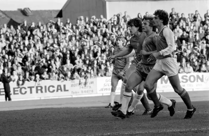 Framed Print : Rotherham United 6 v. Chelsea 0. Division 2 Football October 1981 MF04-14-013 Framed Print : Rotherham United 6 v. Chelsea 0. Division 2 Football October 1981 MF04-14-013