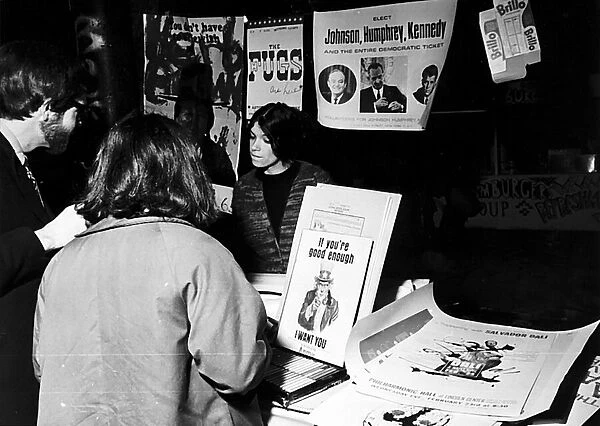 Roundhouse Happening Sale hippies bookstall posters