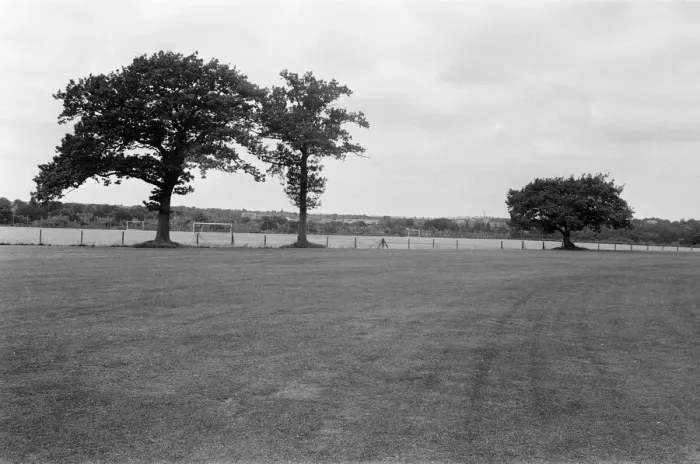 Framed Print : Rowheath Pavilion Centre. Heath Road, Bournville, Birmingham B30 1HH. 14th July 1981