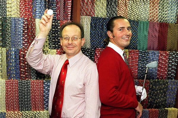 Roy Bishro and Van Philips of Tie Rack shop for Ian Miller business column
