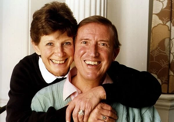 Roy Castle TV Presenter with wife