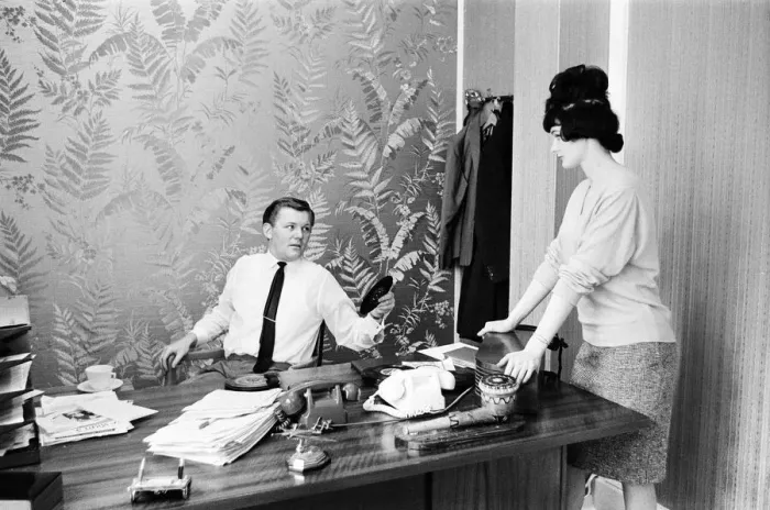 Framed Print : Roy Tempest, Theatrical Agent, London, 21st April 1964 Framed Print : Roy Tempest, Theatrical Agent, London, 21st April 1964
