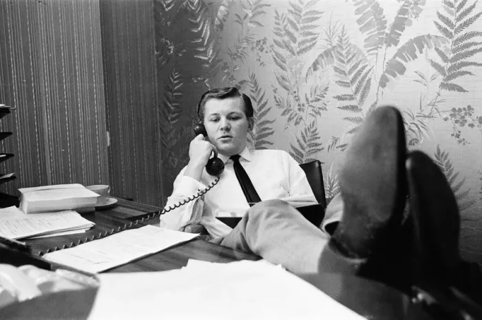 Framed Print : Roy Tempest, Theatrical Agent, London, 21st April 1964 Framed Print : Roy Tempest, Theatrical Agent, London, 21st April 1964