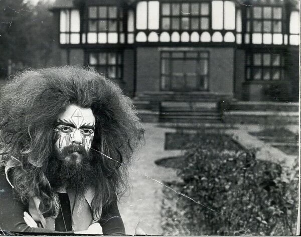 Roy Wood outside his country mansion in Worcestershire. 03  /  01  /  1973