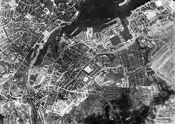 Royal Air Force attack on Kiel harbour. Circa December 1940