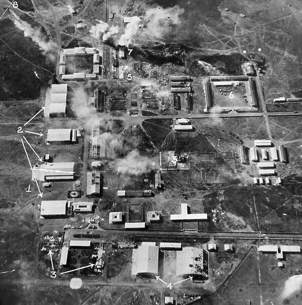 The Royal Air Force of the Middle East Command bombed the aerodrome at Asmara on the 19th