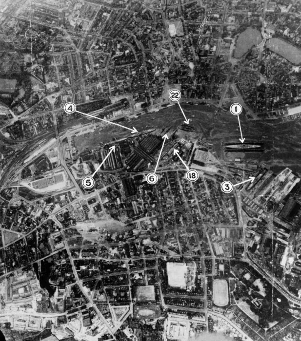 Framed Print : Royal Air Force raid on Kiel harbour. December 1940 Framed Print : Royal Air Force raid on Kiel harbour. December 1940