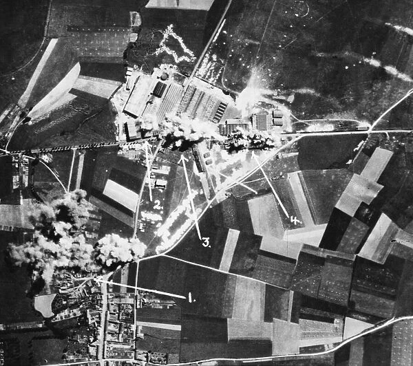 Royal Airforce offensive sweep over Desvres, near Boulogne. 15th June 1941