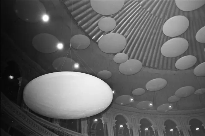 Framed Print : The Royal Albert Hall, London. 1969. Picture set show improving Framed Print : The Royal Albert Hall, London. 1969. Picture set show improving