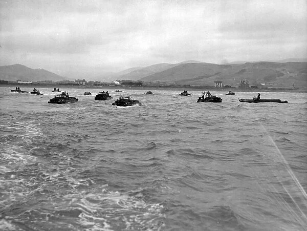 Royal Army Service Corps Amphibian Training Centre on the North Wales coast