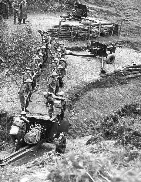 Royal Artillery Training. Picture taken 7th September 1942