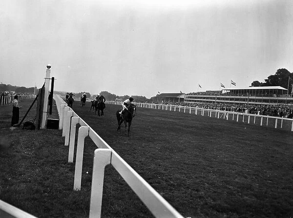 Royal Ascot 1955, finish of the 3. 45 3rd Race, The Gold Vase (2 miles)