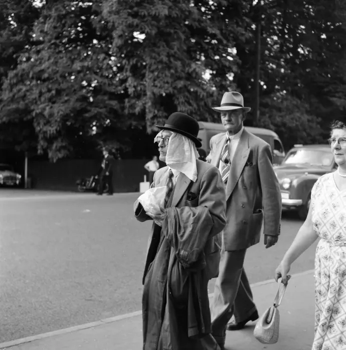Framed Print : Royal Ascot 1955, Racegoers, Thursday 14th July 1955