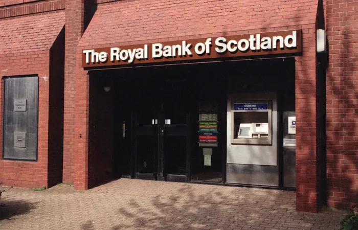 Framed Print : The Royal Bank of Scotland 1996. Branch Framed Print : The Royal Bank of Scotland 1996. Branch