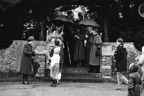 The Royal Family leave St Mary Magdalene Church, Sandringham, Norfolk