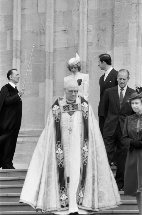 Framed Print : The Royal family pictured at St Georges Chapel, Windsor, after the Church service Framed Print : The Royal family pictured at St Georges Chapel, Windsor, after the Church service