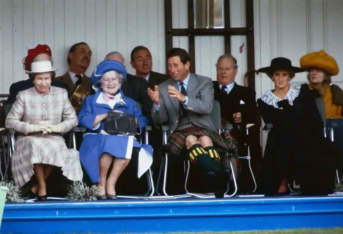 Framed Print : The Royal Family on the podium at the annual Braemar Highland Games near Balmoral Framed Print : The Royal Family on the podium at the annual Braemar Highland Games near Balmoral