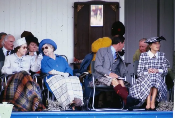 Framed Print : The Royal Family on the podium at the annual Braemar Highland Games near Balmoral Framed Print : The Royal Family on the podium at the annual Braemar Highland Games near Balmoral
