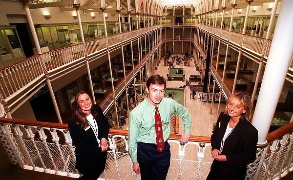 Royal museum of Scotland, October 1998, l to r Emma McCartney, head of visitor services