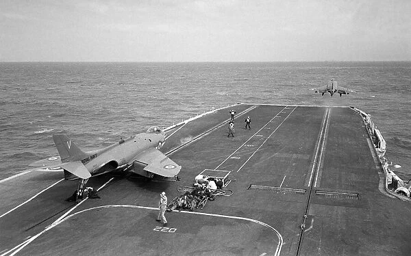 Royal Navy Aircraft Carrier HMS Victorious August 1959 A Fleet Air Arm Supermarine