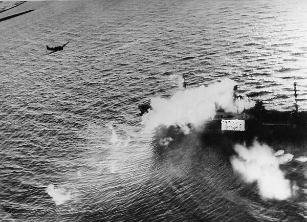 Royal navy Fleet Air Arm shatter enemy convoy. 27th November 1944
