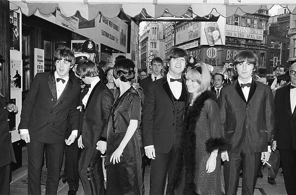 Royal premiere of The Beatles new film Help! at the London Pavilion in Piccadilly circus