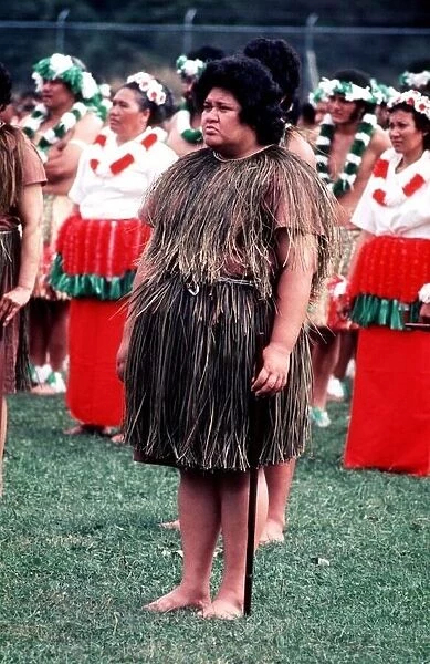 Royal Silver Jubilee Tour 1977 Maori in Gisbourne, New Zealand Feb 1977