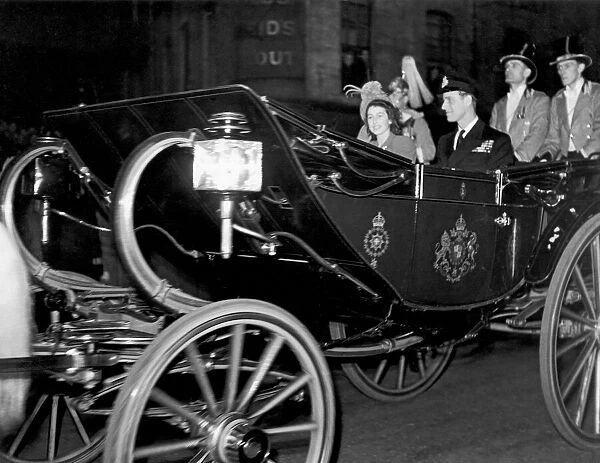 Royal Wedding November 1947 Princess Elizabeth and the Duke of Edinburgh