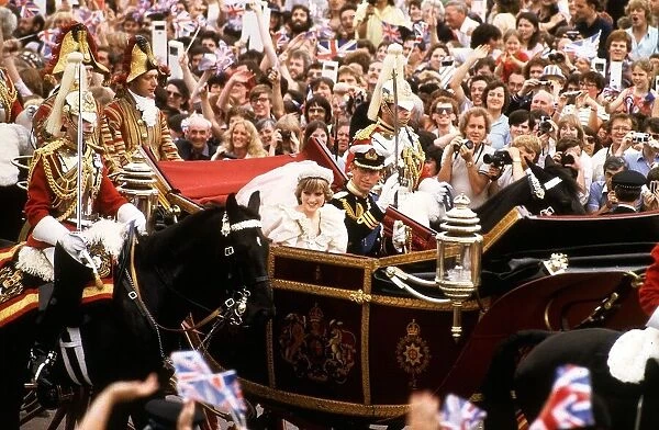 Royal Wedding of Prince Charles & Lady Diana Spencer 29th July 1981