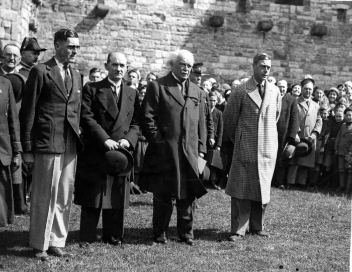 Framed Print : Royalty - Edward, Prince of Wales pictured during a visit to North Wales