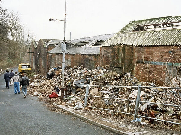Rubbish at Hendham Vale, Harpurhey in Graater Manchester