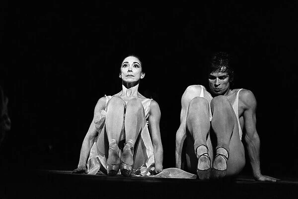 Rudolf Nureyev and Margot Fonteyn seen here at the press photo call for the Royal
