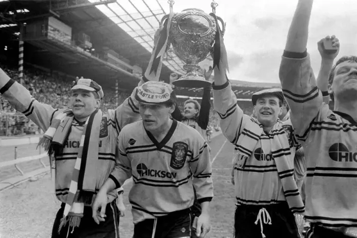 Framed Print : Rugby League Challenge Cup Final at Wembley Stadium. Castleford 15 v Hull Kingston Rovers