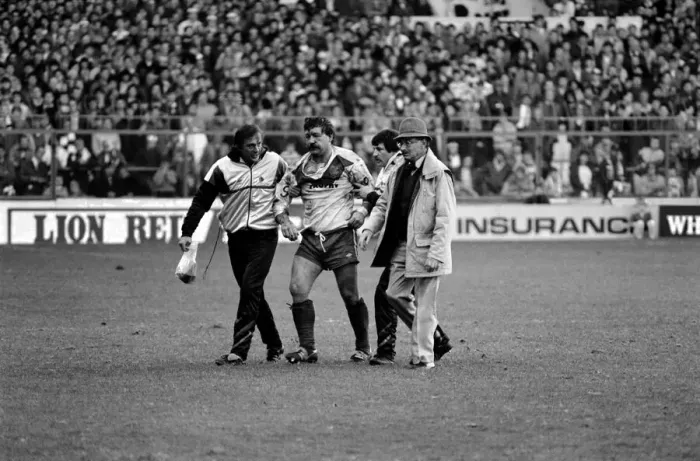 Framed Print : Rugby League Great Britain v New Zealand Third Test match Elland Road November 1985 Framed Print : Rugby League Great Britain v New Zealand Third Test match Elland Road November 1985