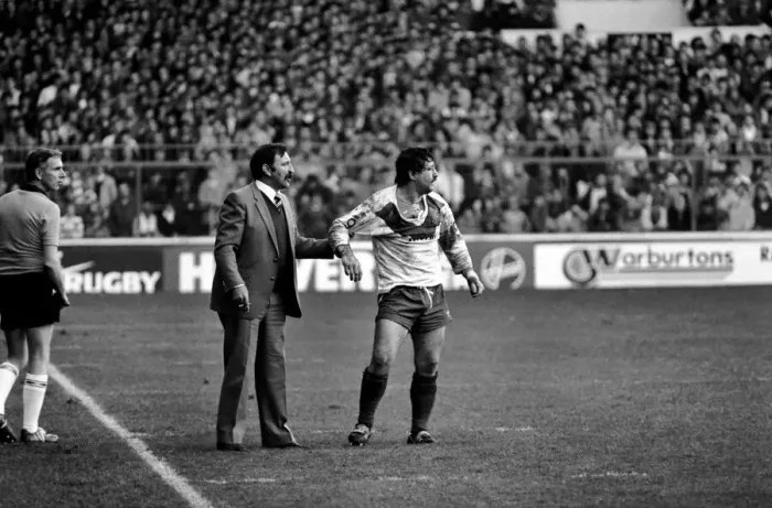 Framed Print : Rugby League Great Britain v New Zealand Third Test match Elland Road November 1985 Framed Print : Rugby League Great Britain v New Zealand Third Test match Elland Road November 1985