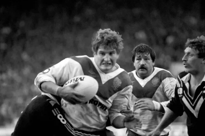 Framed Print : Rugby League Great Britain v New Zealand Third Test match Elland Road November 1985 Framed Print : Rugby League Great Britain v New Zealand Third Test match Elland Road November 1985