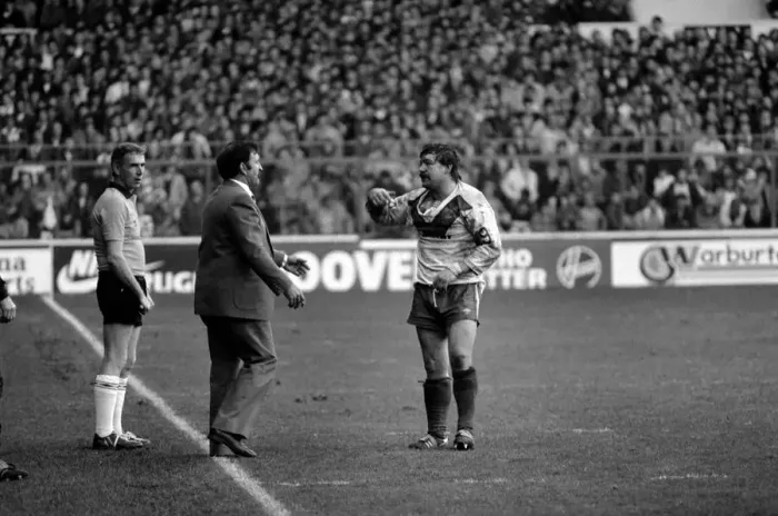 Framed Print : Rugby League Great Britain v New Zealand Third Test match Elland Road November 1985