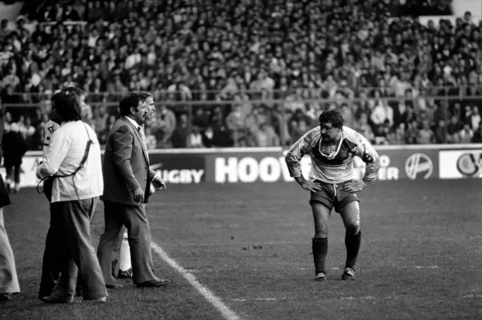 Framed Print : Rugby League Great Britain v New Zealand Third Test match Elland Road November 1985 Framed Print : Rugby League Great Britain v New Zealand Third Test match Elland Road November 1985