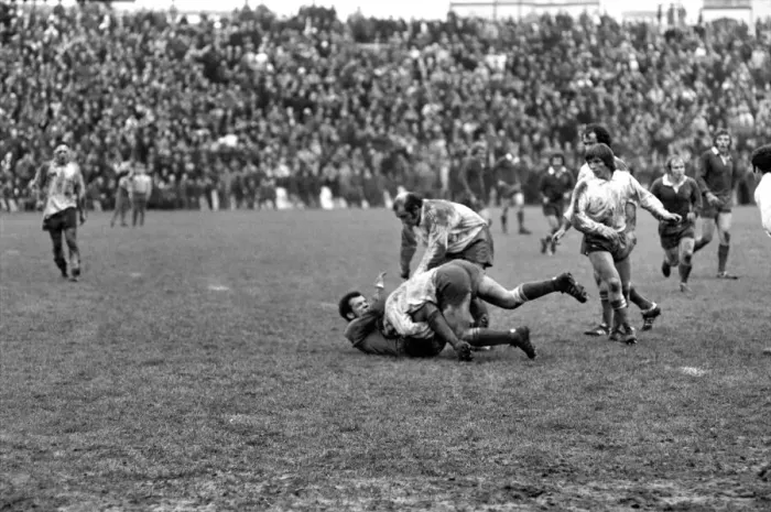 Framed Print : Rugby League International Wales v France Action from the match Framed Print : Rugby League International Wales v France Action from the match