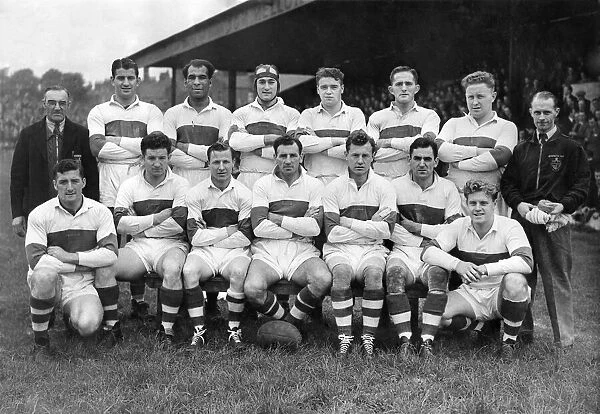 Rugby League Workington Town Rugby league team pose for a group photograph